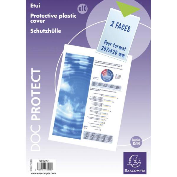 Schutzhülle Doc Protect, DIN A4, PVC EXACOMPTA 5382E (3130631053827)