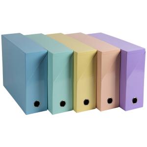 Archivbox Aquarel, Karton, 90 mm, sortiert EXACOMPTA 89560E (3130630895602)
