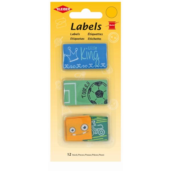 Stoff-Labels 'Jungen', 25 x 25 mm KLEIBER 92215 (4009691922154)