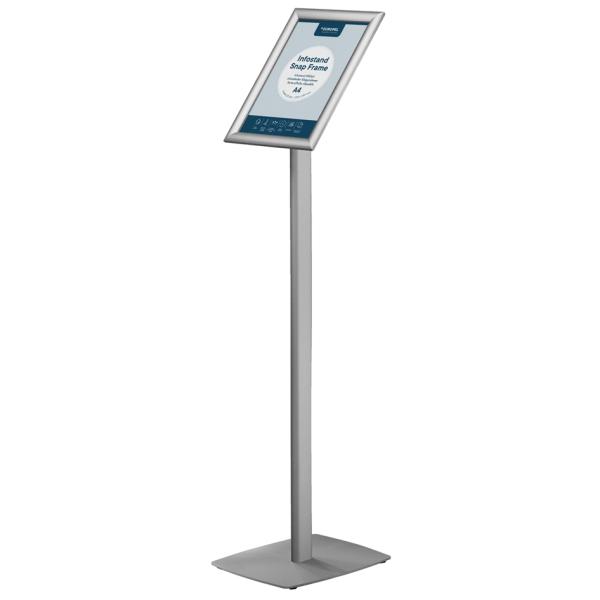 Infoständer mit Klapprahmen Premium, DIN A3, silber EUROPEL 355034 (8713931550347)