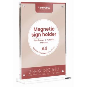 Tischaufsteller LUXE, DIN A5 hoch, gerade EUROPEL 351016 (8713931310163)