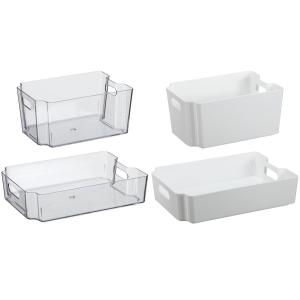 Kühlschrank-Organizer Nuuk, 4, 0 Liter, weiß plast team 16020801 (5707672742751)