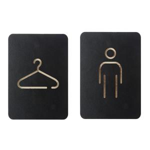 Piktogramm 'WC Herren', schwarz EUROPEL 421033 (8713931410337)