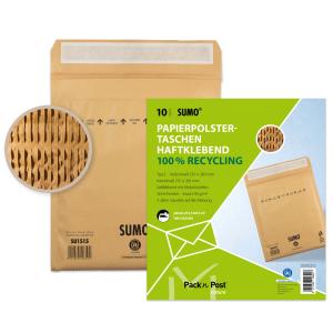 MAILmedia Papierpolster-Versandtasche, Typ I, braun SUMO 30000894 (4011839106265)