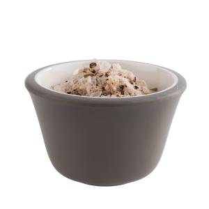 Dipschälchen, 40 ml, grau/ weiß, 6er Set APS 85240 (4004133852402)