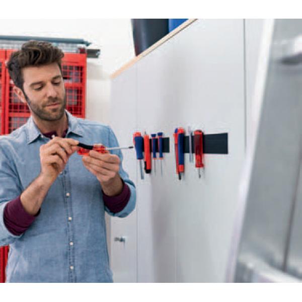 Tesa Klettband On & Off Extra Strong Schwarz, 1 Rolle 55229-00000-03 (4042448859518)