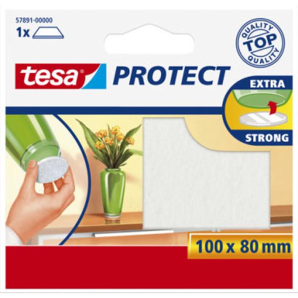 Tesa Protect Filzgleiter Kunststoff  2,2 Cm, 12 Set 57893-00000-01 (4042448885012)