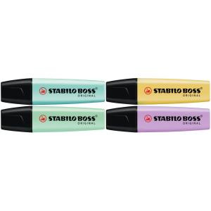 Textmarker BOSS ORIGINAL Pastel, pastellkorallrot STABILO 70/140 (4006381558013)