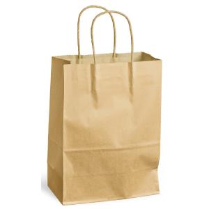 Papier-Tragetasche mit Kordel, 3, 5 Liter, braun MAILmedia 30108497 (4003928017507)