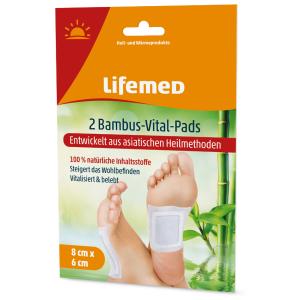Bambus-Vital-Pads, 80 x 60 mm, 2er Pack Lifemed 99326 (4251594201281)