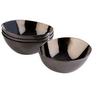 Schale PEBBLES, gunmetal, 4er Set APS 40791 (4004133407916)
