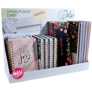 BuJo Buchkalender Jolie, DIN A5, Display sigel SF537 (4004360781537)