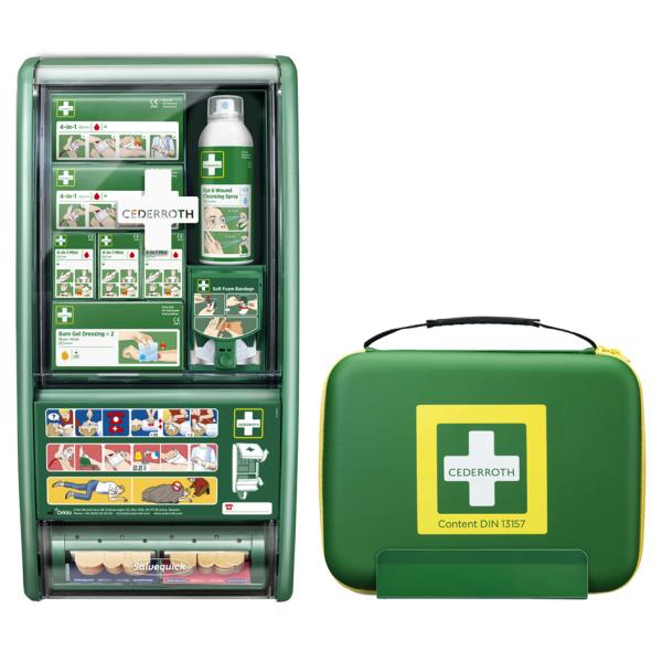 Erste-Hilfe-Station DIN 13157, bestückt CEDERROTH 51011032 (7310800028634)