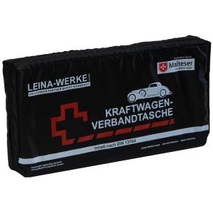 LEINA KFZ-Verbandtasche Elegance, Inhalt DIN 13164, schwarz REF 11106 (4011166111062)