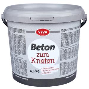 ViVA DECOR Beton zum Kneten, 4, 5 kg Eimer Viva Decor 940500099VE01 (4042972130527)