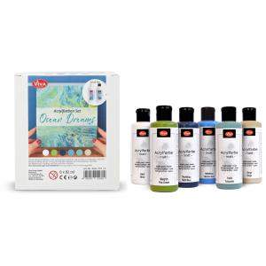 ViVA DECOR Acrylfarben-Set 'Ocean Dreams', 6-teilig Viva Decor 800270113 (4042972151362)