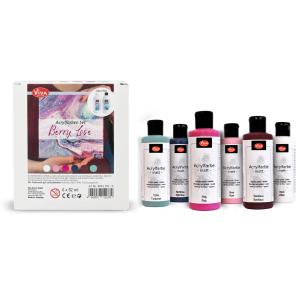 ViVA DECOR Acrylfarben-Set 'Berry Love', 6-teilig Viva Decor 800270213 (4042972151379)