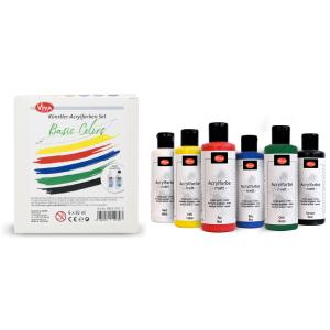 ViVA DECOR Acrylfarben-Set 'Basic Colors', 6-teilig Viva Decor 800270413 (4042972151393)