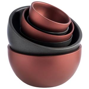 Schale LEVANTE, 0, 90 Liter, grauschwarz APS 40705 (4004133407053)