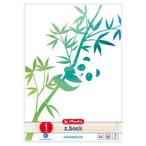 Arbeitsblock GREENline DIN A4, 50 Blatt, Lineatur 2 herlitz 400160923 (4008110295879)