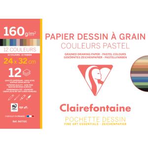 Künstlerpapier 'a Grain', 240 x 320 mm Clairefontaine 96772C (3329680967722)