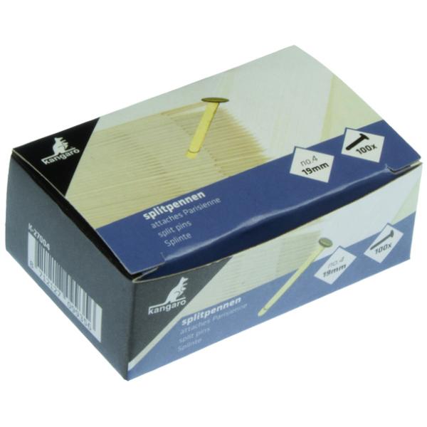 Rundkopf-Musterbeutelklammern, verkupfert, 19 mm kangaro K-27004 (8712127099356)