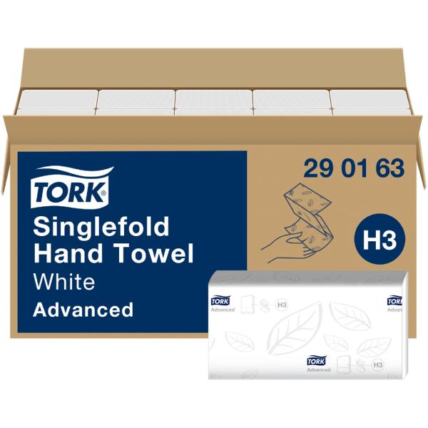 TORK Handtuchpapier, 248 x 230 mm, weiß, Z-Falz tork 290163 (7322540542660)
