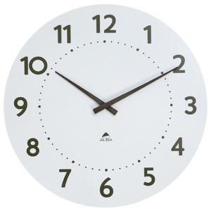 Holz-Wanduhr 'HORMILENA 55', Quarzuhr, weiß ALBA HORMILENA55 BC (3129710017867)