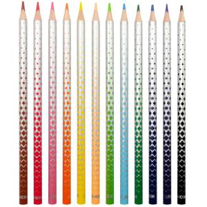 Dreikant-Buntstifte 'KOLORES Magik' radierbar, 12er Kores BB93315 (9023800933157)