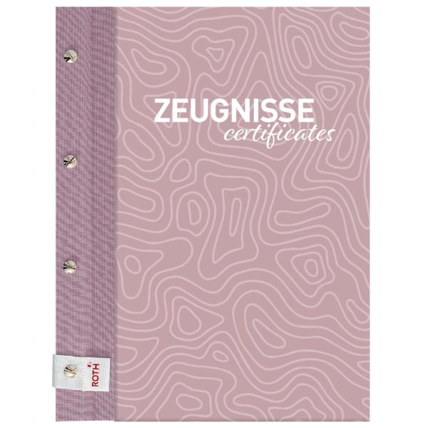 Zeugnismappe Pattern mit Buchschrauben 'Swimming Pool' ROTH 89465 (4028279904030)