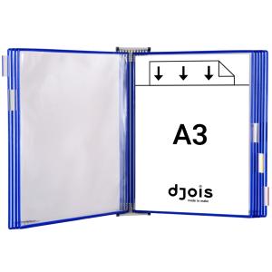 by tarifold Wandsichttafelsystem Metall, DIN A3 djois 413107 (3377994131070)