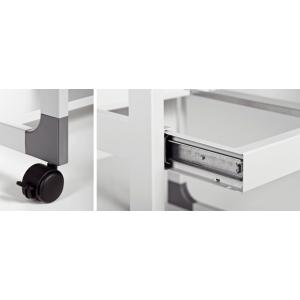 PC-Arbeitsplatz SYSTEM Computer Trolley 75 FH DURABLE 3796-10 (4005546301761)