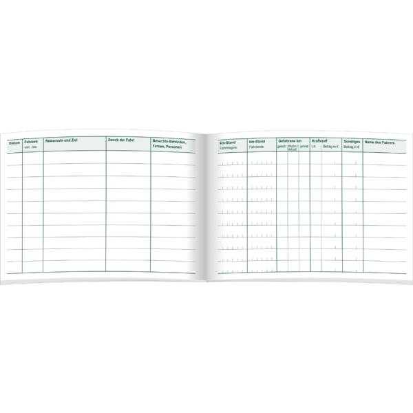 Fahrtenbuch PKW, DIN A6 quer, 32 Blatt RNK Verlag 3119 (4002871311908)