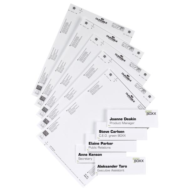 Türschild CLICK SIGN, (B)149 x (H)52, 5 mm, weiß DURABLE 4860-02 (4005546404998)