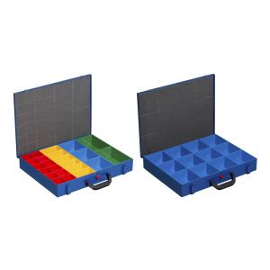 Metall-Kleinteilekoffer EuroPlus Pro M 44H-24, blau allit 454122 (4005187541229)