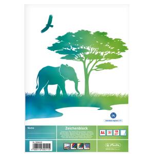 Zeichenblock GREENline, DIN A4, 20 Blatt herlitz 300006477 (4008110300115)