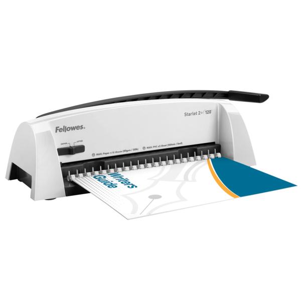 Plastikbindegerät Starlet 2+, weiß Fellowes 5227901 (0043859680719)