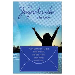 Geldscheinkarte Jugendweihe 'Jubelnde Hände' SUSY CARD 40056814 (4050498339140)