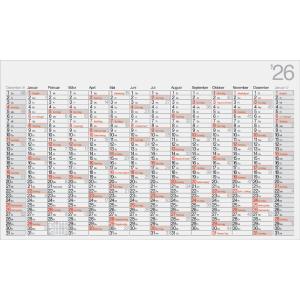 Wandkalender 'Plakatkalender Office II', 2026 rido ide 7033670006 (4003273792357)
