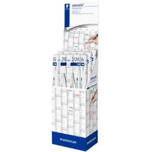 Jahresplaner 2026 Lumocolor, 15er Bodendisplay STAEDTLER 641 YPCA15D (4007817641194)
