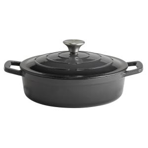 Bräter mit Deckel 5STARS, 2, 5 Liter, anthrazit APS 88301 (4004133883017)