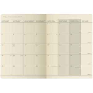 Taschenkalender Conceptum 2026, ca. DIN A5, blau sigel C2686 (4004360771651)