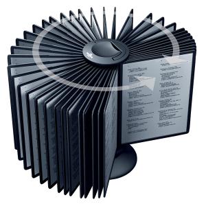 Display-System SHERPA carousel 40, Komplett-Set DURABLE 5633-01 (4005546505657)