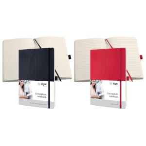 Notizbuch Conceptum ca. A4, punktkariert 194 Seiten schwarz Softcover SIGEL CO308 (4004360821295)