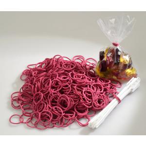Gummiringe im Beutel, rot, 60 mm, Großpackung dm-folien (69500601)