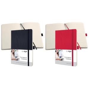 Notizbuch Conceptum, DIN A5, liniert, beige sigel CO333 (4004360804014)