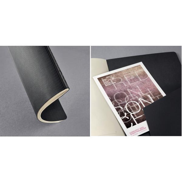 Notizheft Conceptum ca. A5, kariert 32 Blatt schwarz sigel CO862 (4004360831058)