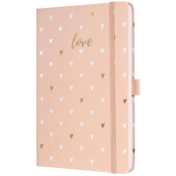 Notizbuch Jolie Beauty 'Rose Love', A5 sigel JN335 (4004360809200)