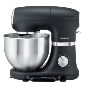 Küchenmaschine KM 3898, Edelstahl / schwarz SEVERIN (4008146042430)