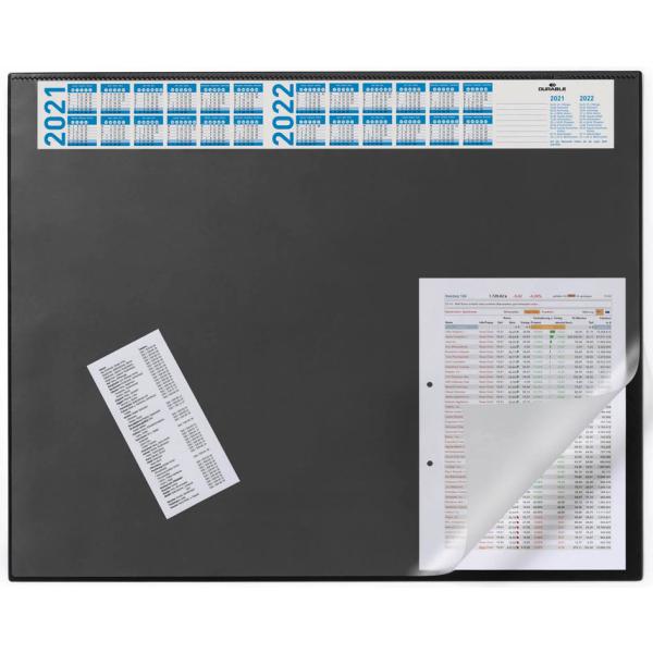 Schreibunterlage mit Jahreskalender, schwarz DURABLE 7204-01 (4005546713212)